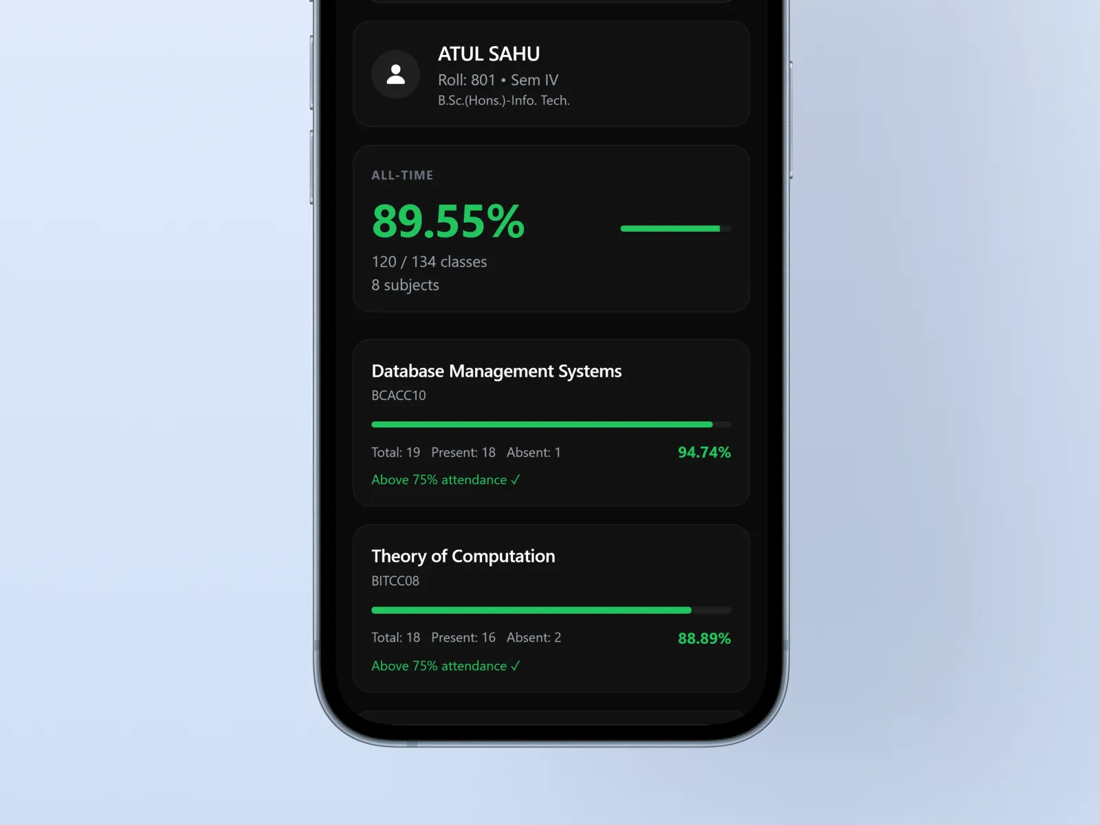 Attendance Detail
